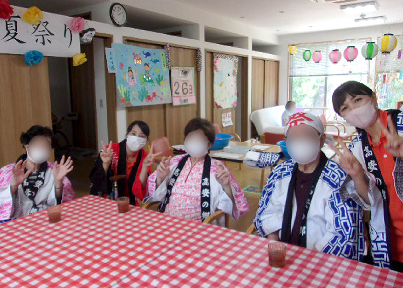 夏祭り集合写真