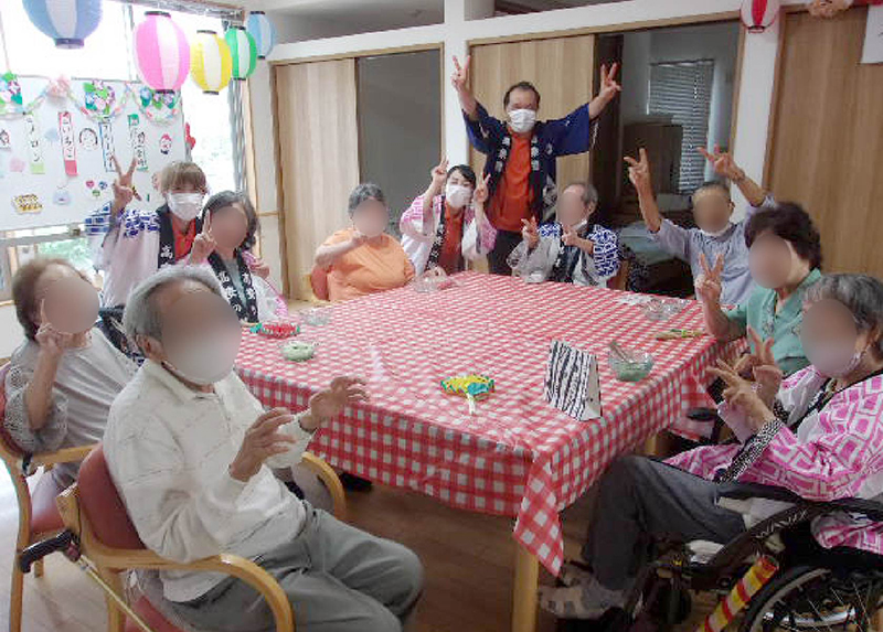 夏祭り集合写真