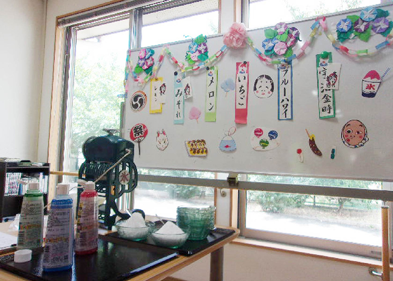 かき氷メニュー