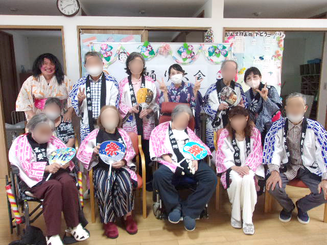 盆踊り大会集合写真